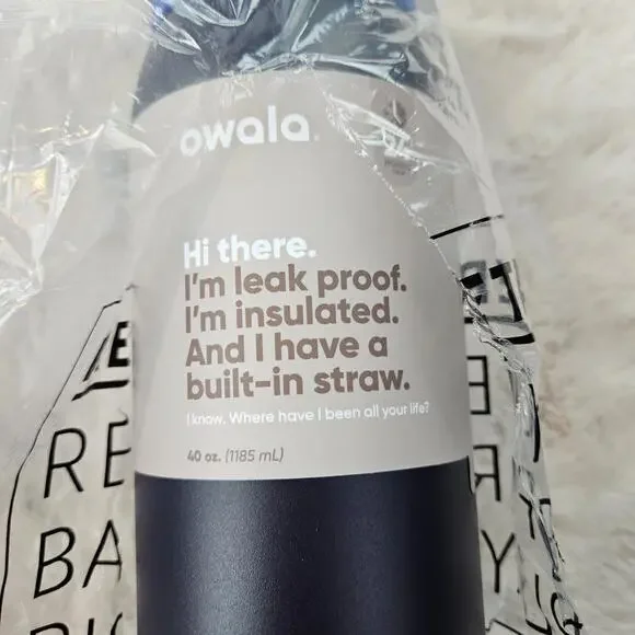 Owala 40oz FreeSip Stainless Steel Water Bottle - Night Safari - Picture 2 of 4